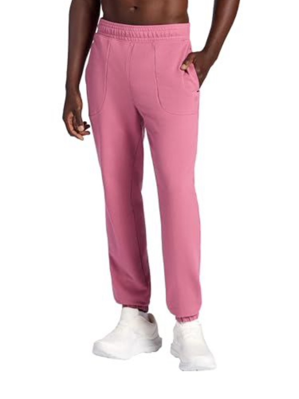 Gaiam Lotus mesa rose pink athleisure sweat pants slim fit inseam 31” medium NWT